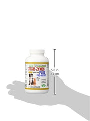 NWC Naturals Total-Zymes Plus: tableta masticable con textura suave y beneficios probióticos.