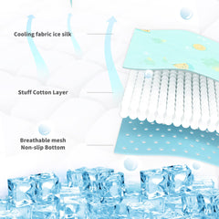 NWK Alfombra enfriamiento, superficie nylon resistente para uso diario