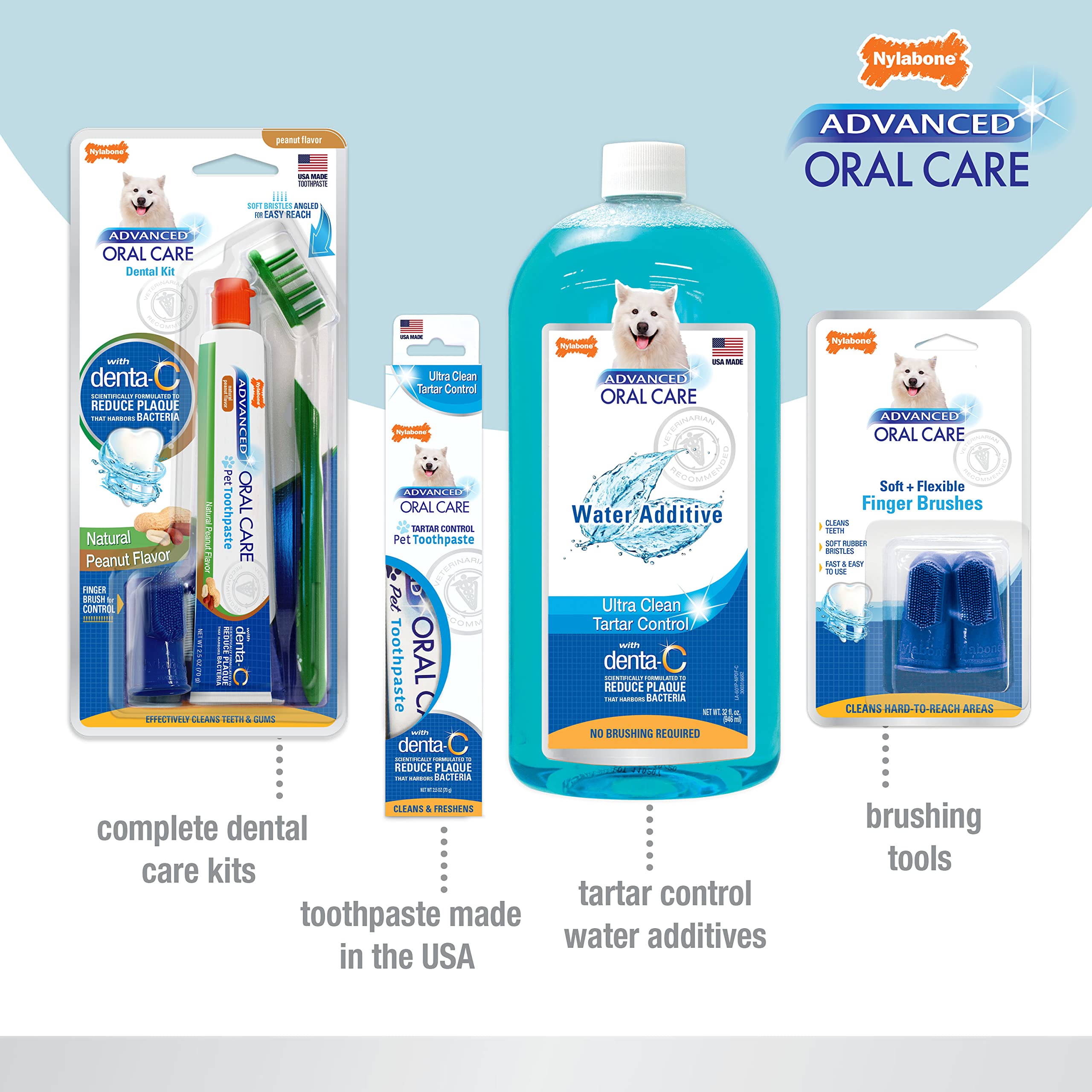 Nylabone Advanced Oral Care Puppy Dental Kit original, sabor original que los cachorros suelen disfrutar.