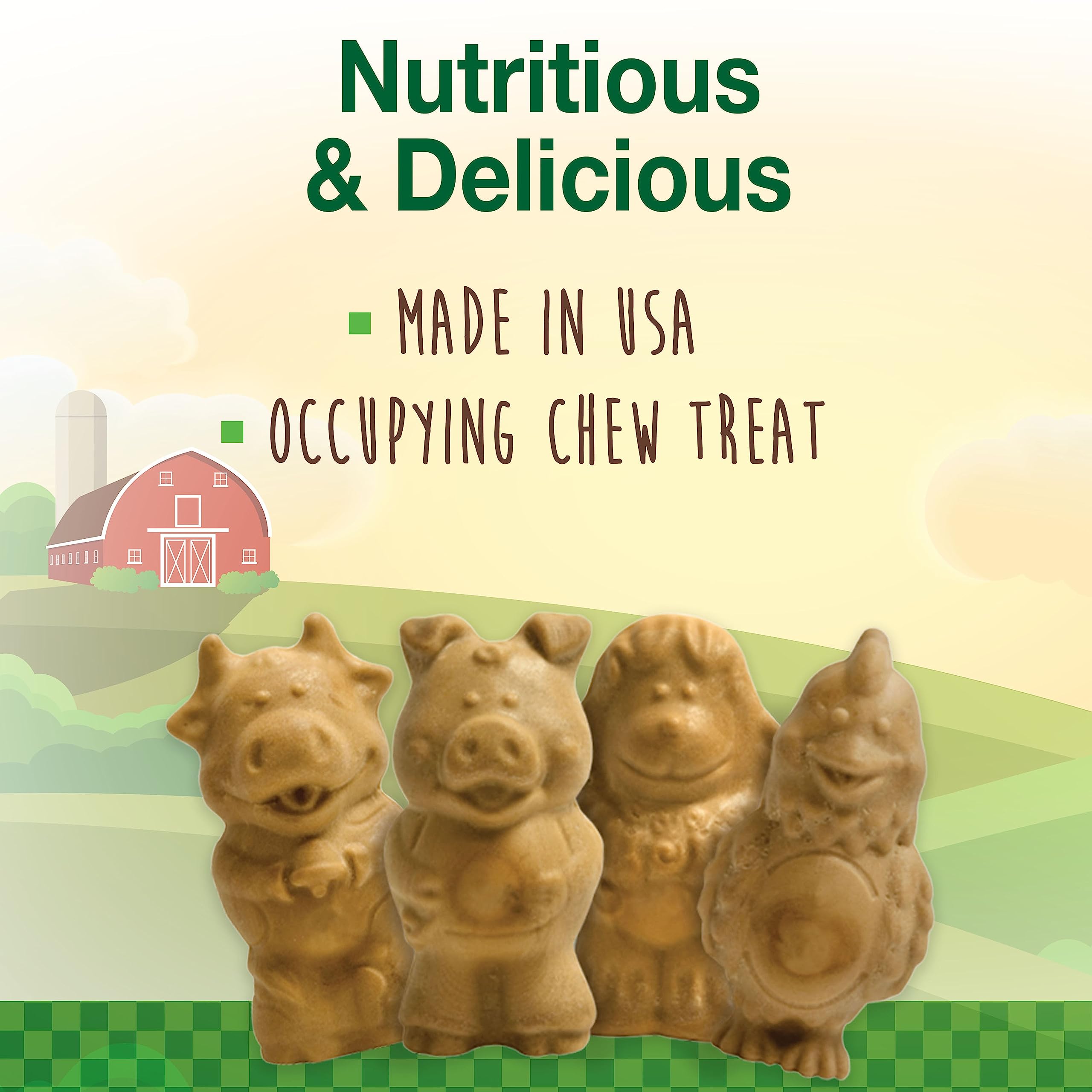 Nylabone Healthy Edibles con nubs dentales para cuidado dental diario de cachorros.