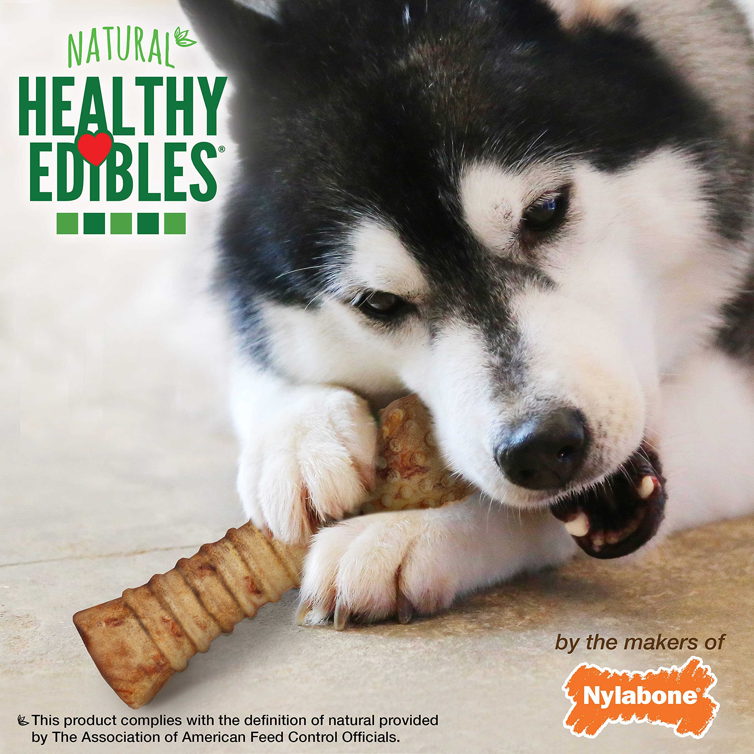 Nylabone Dimensiones 7-75 x 2-25 x 1 pulgadas para perros grandes.