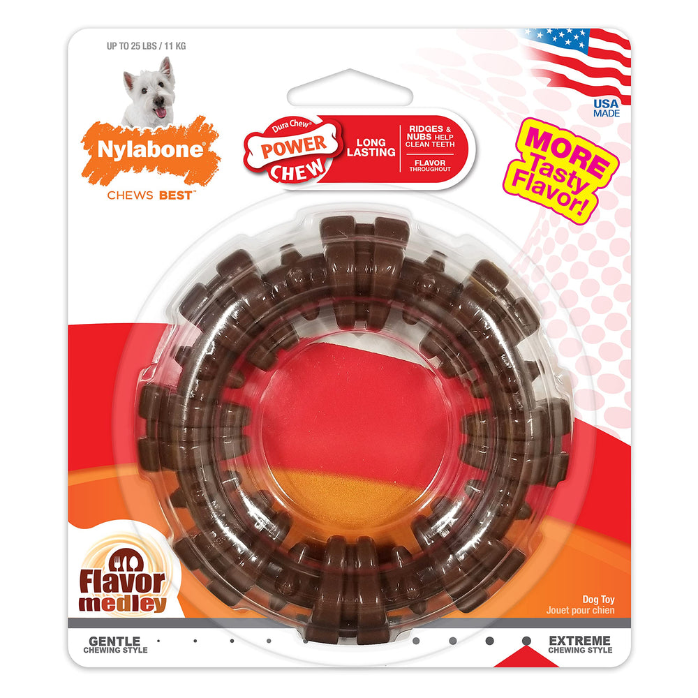 Nylabone Juguete que mantiene al perro entretenido.