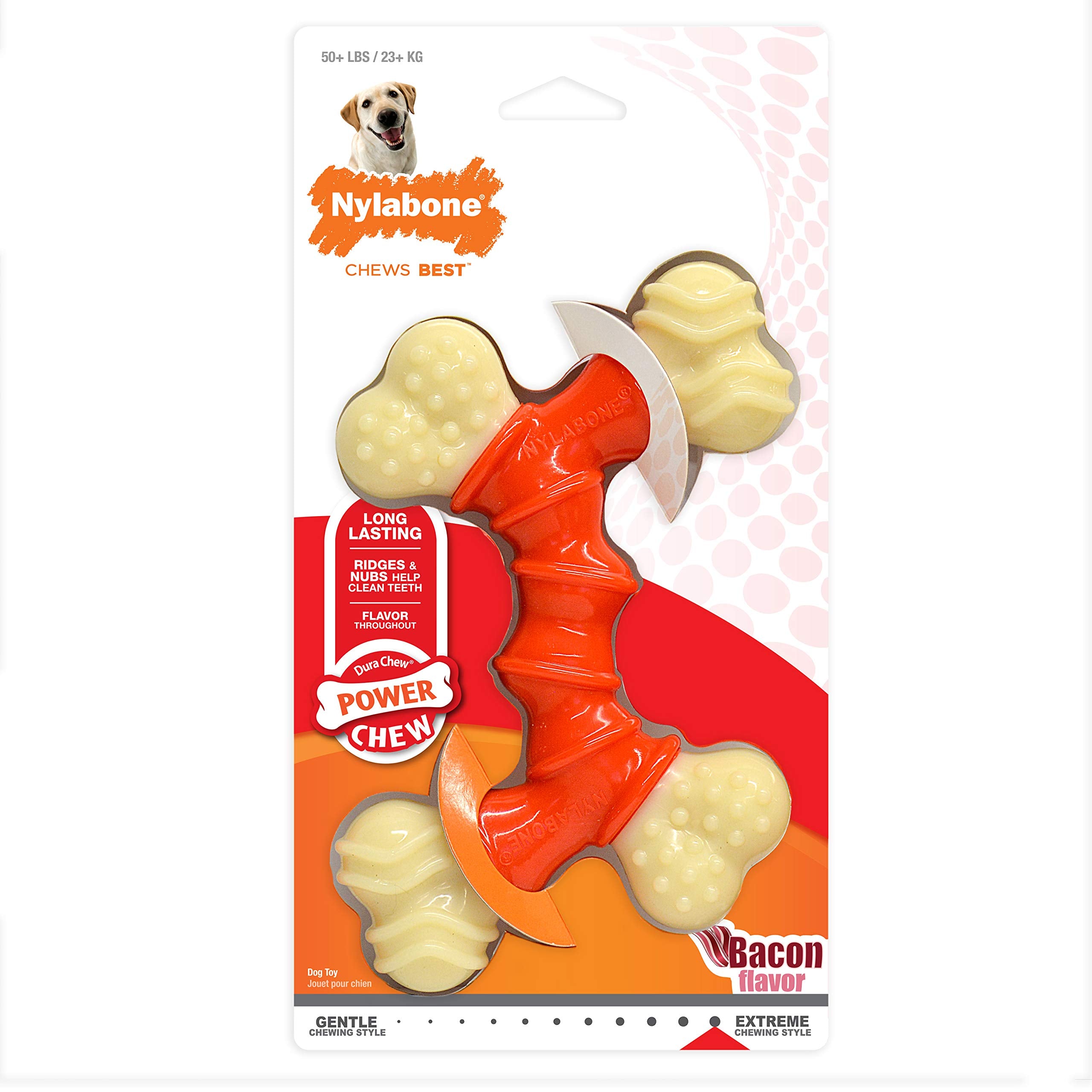 Nylabone Double Bone Power hábitos de masticación positivos
