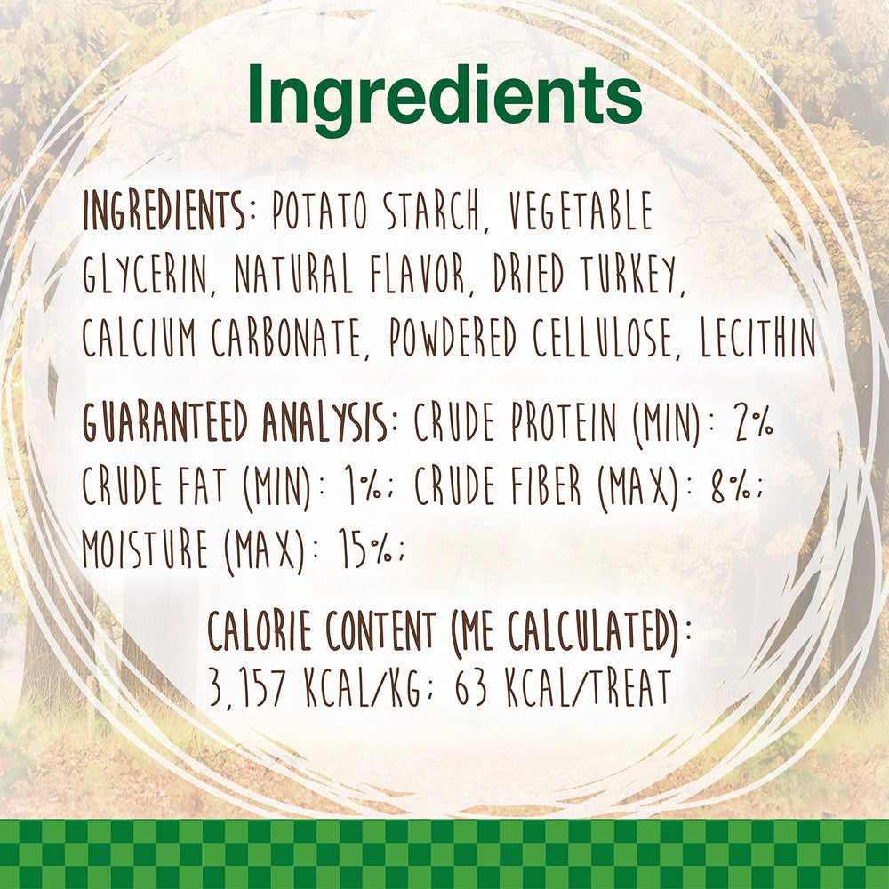 Nylabone Golosinas con ingredientes naturales.
