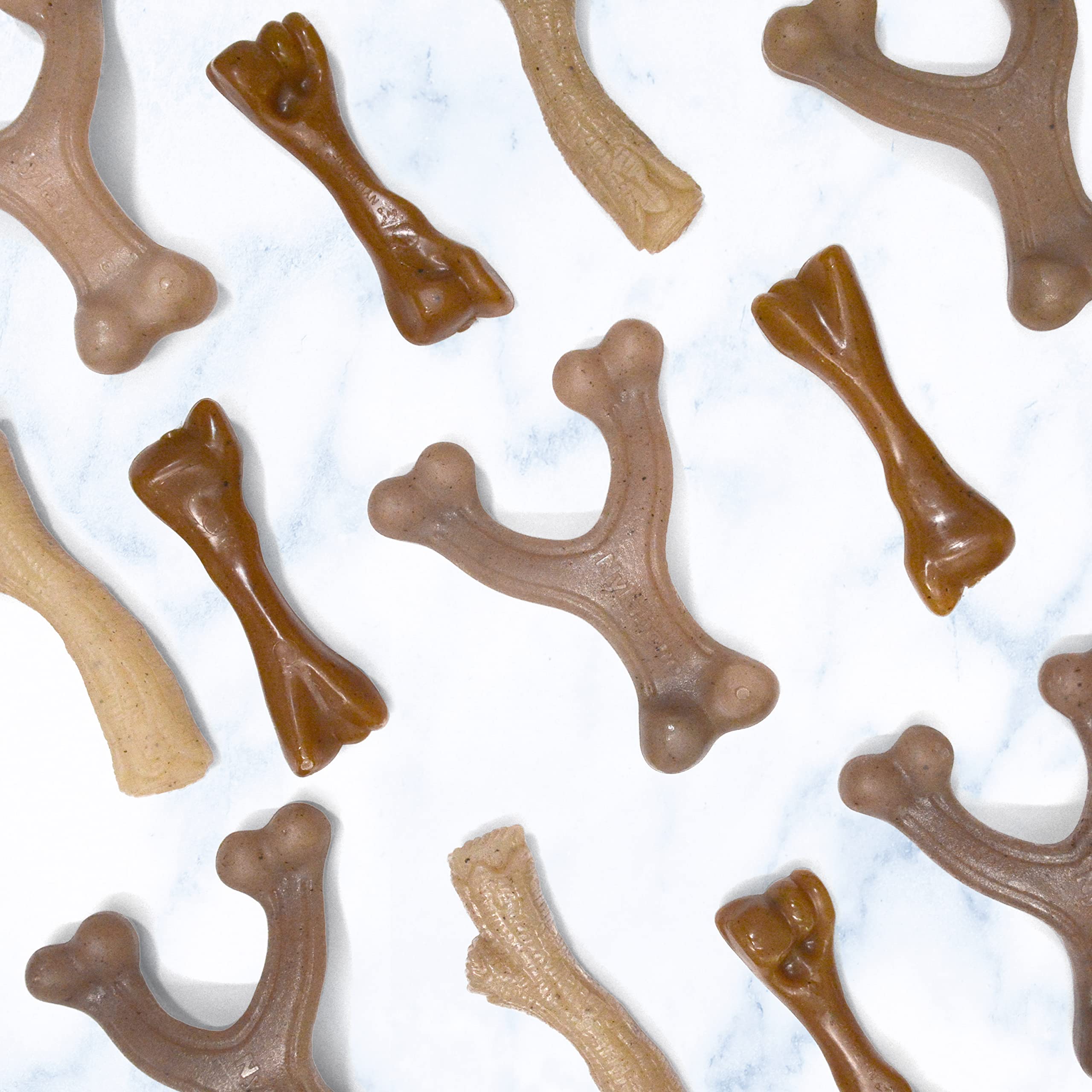 Nylabone Gourmet Style Stick, hecho en EEUU, respaldo veterinario para cachorros.
