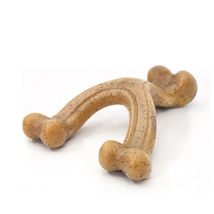 Nylabone Gourmet Style Wishbone sabor pollo, ideal para masticación diaria de perros pequeños