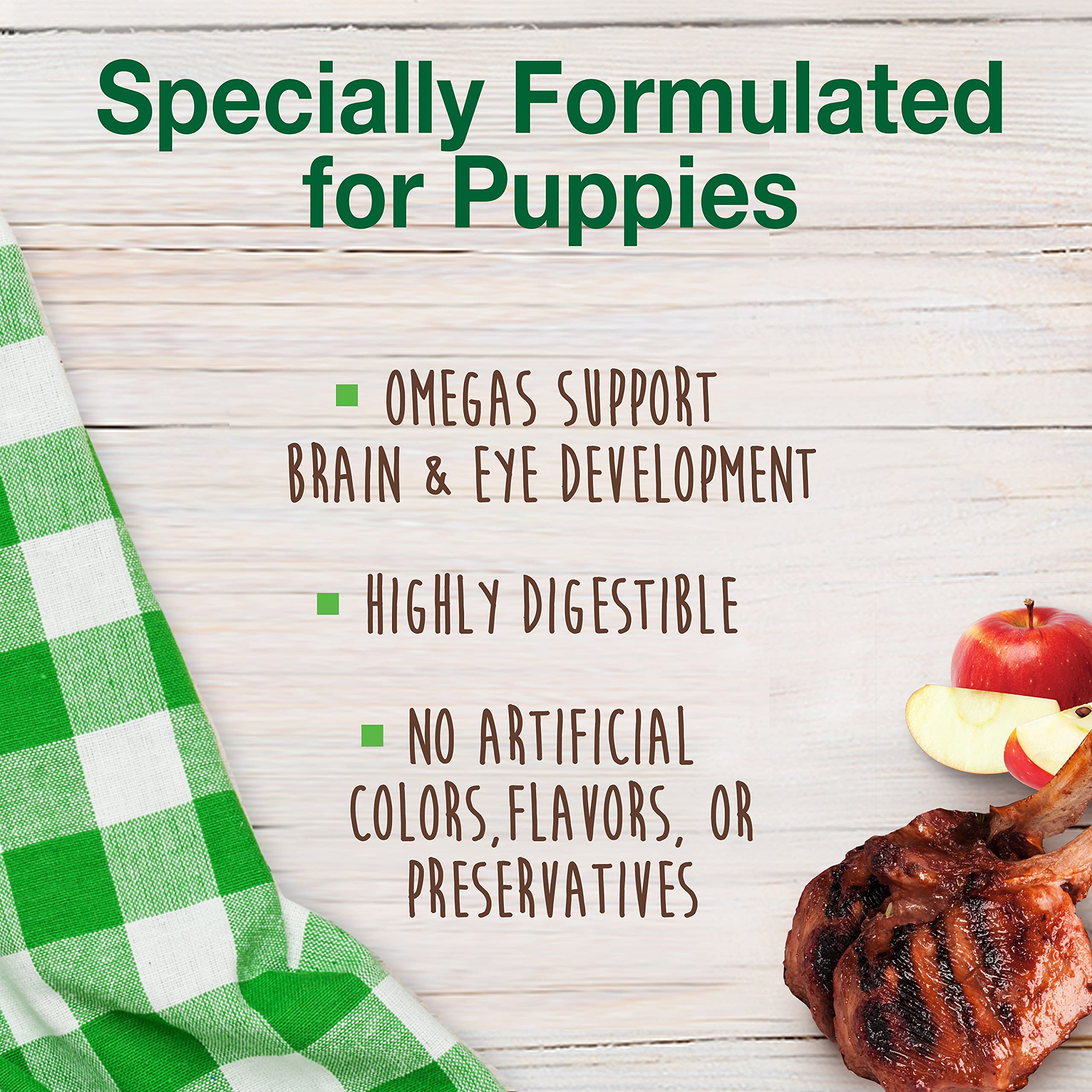 Nylabone Healthy Edibles para cachorros de tamaño pequeño, masticable duradero