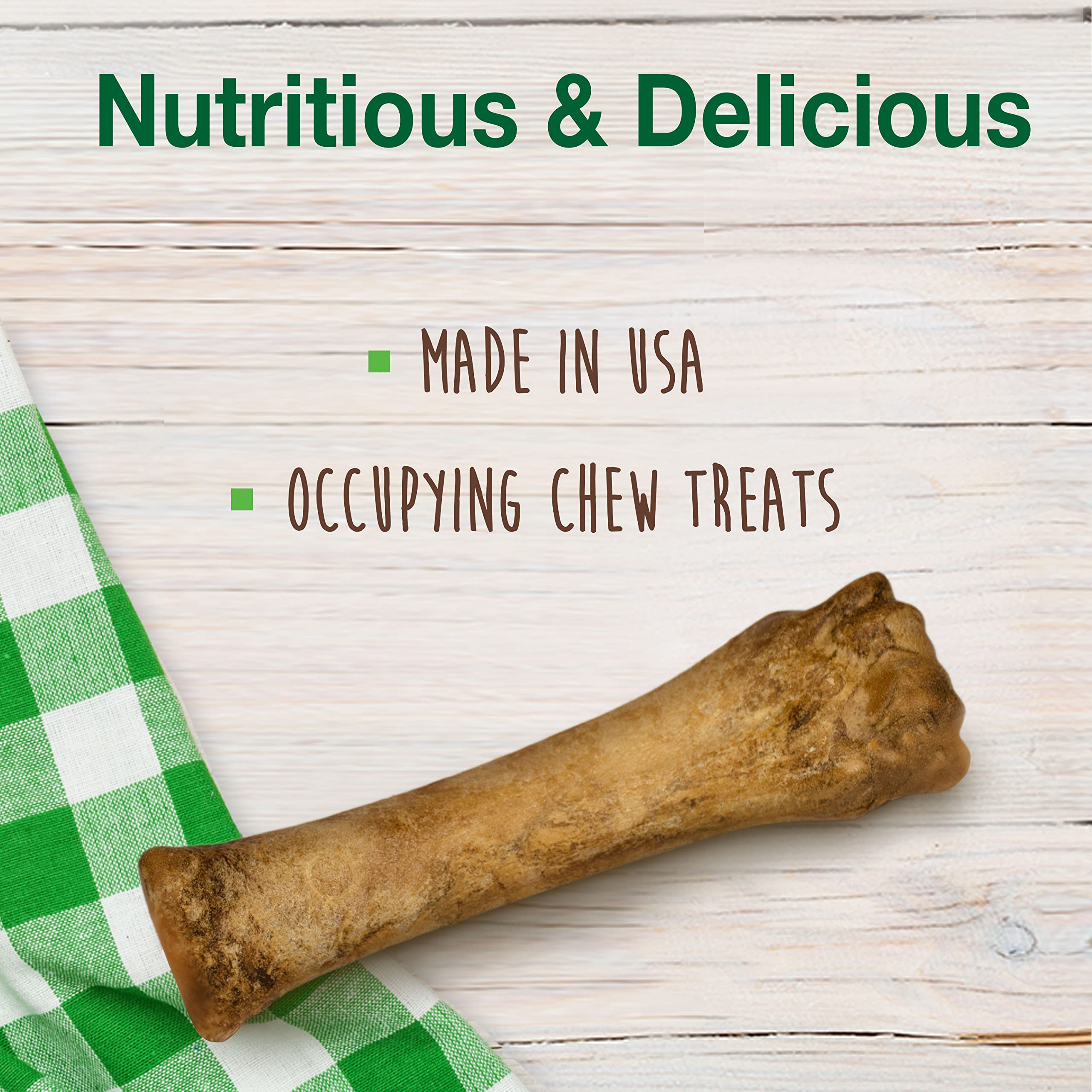 Nylabone Healthy Edibles detalle sabor pollo, recompensa para perros.