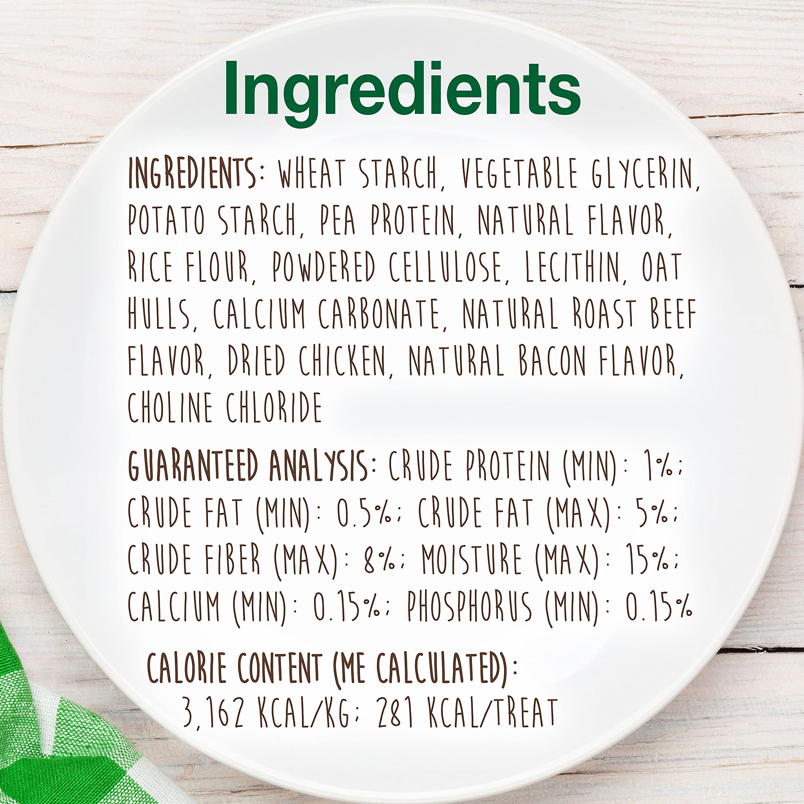 Delicia Natural sin sal ni conservantes, Nylabone Healthy Edibles.