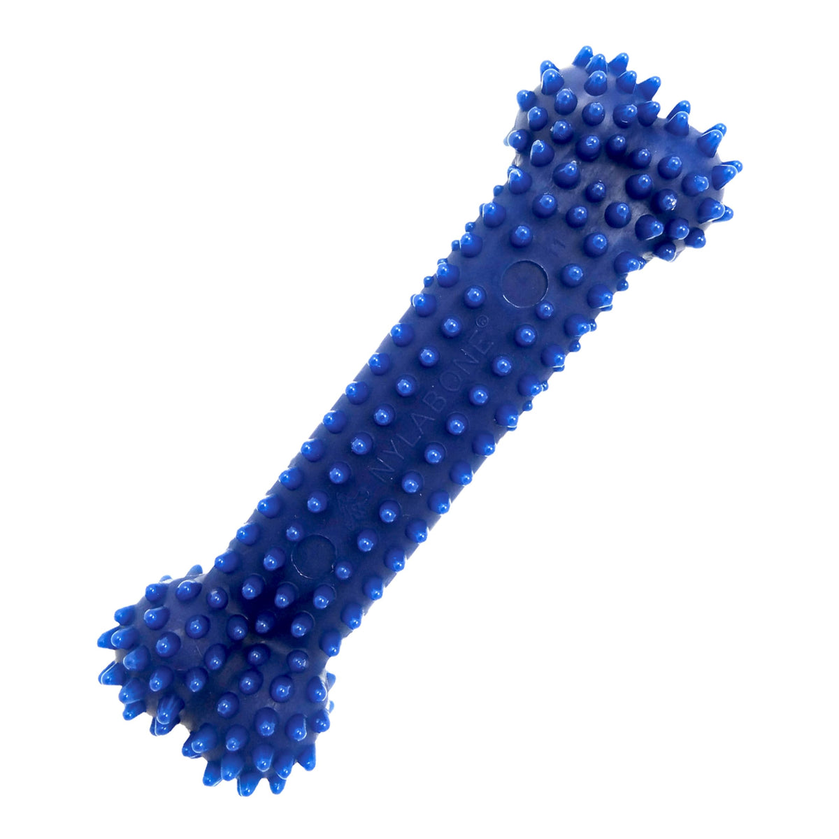 Nylabone frente del hueso dental texturizado para masticación moderada.