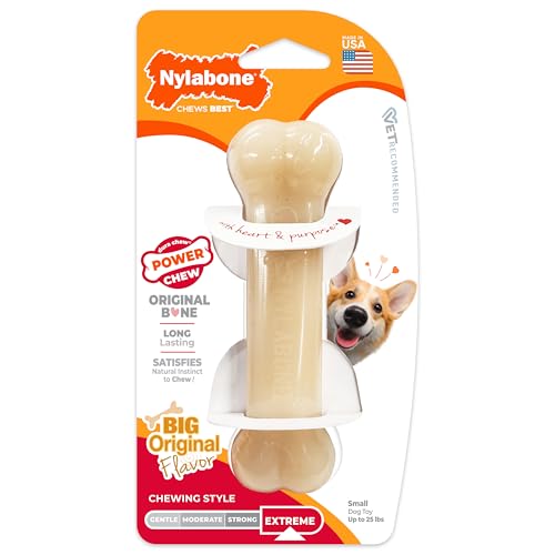 Nylabone Hueso Original tamaño compacto para perros pequeños.