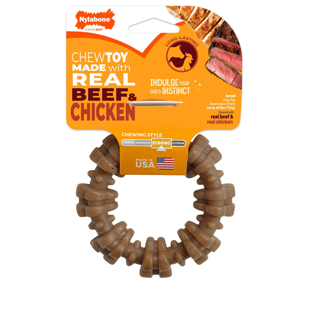 Nylabone ideal para perros pequeños con sabor duradero en cada mordida.
