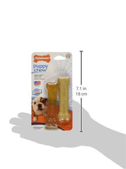 Nylabone Juguete masticable sabor pollo: gusto irresistible para cachorros.