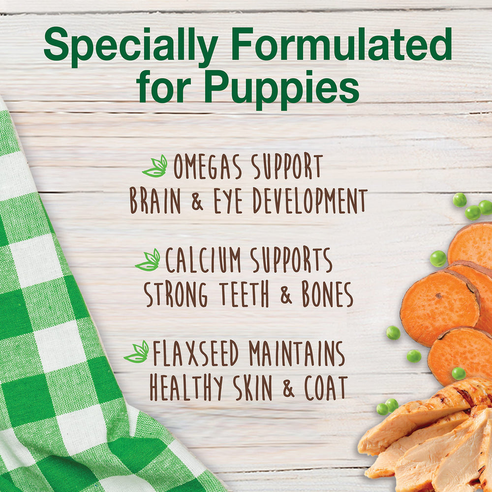 Nylabone masticables para cachorros, sabor pavo y batata.