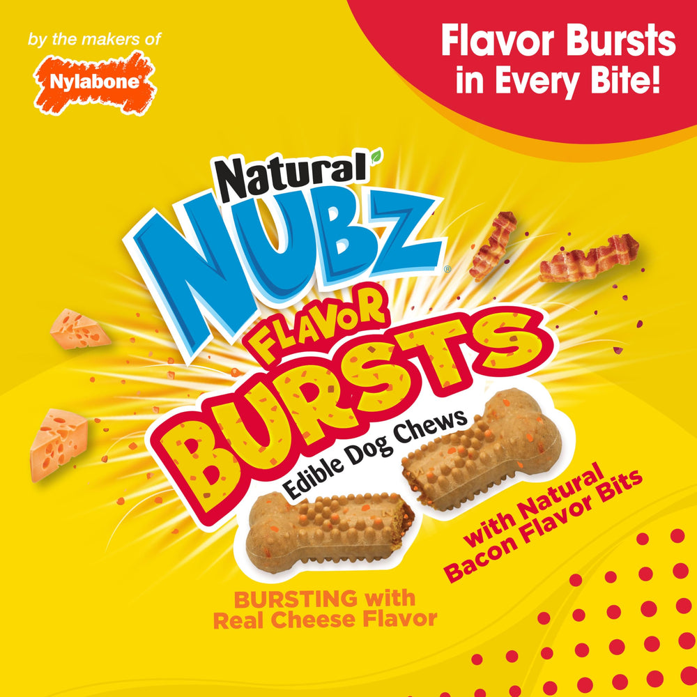 Nylabone Nubz Bursts sin colorantes ni conservantes artificiales