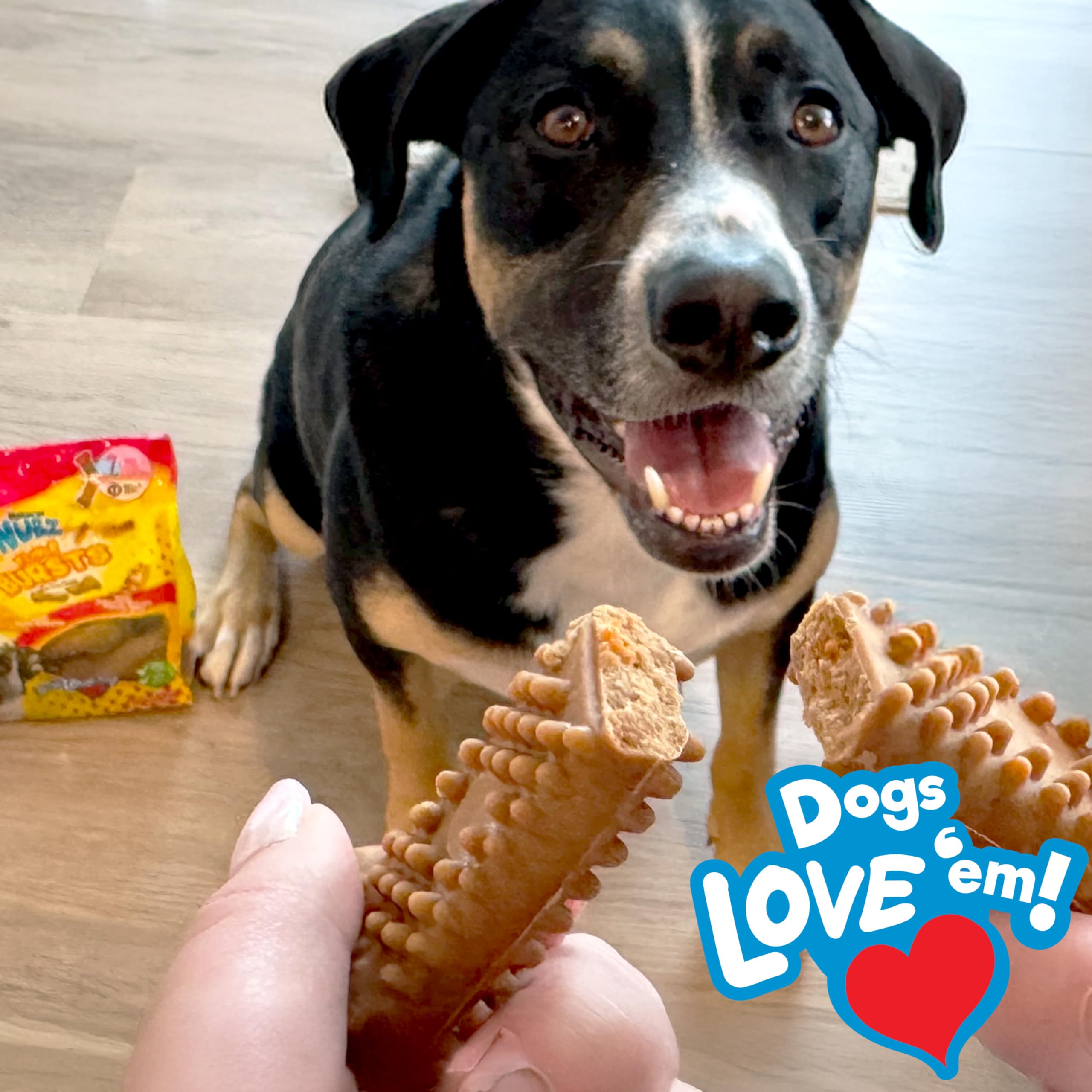 Nylabone Nubz Bursts textura crujiente para masticar con satisfacción