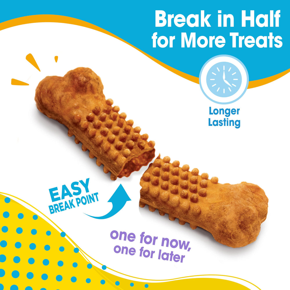 Nylabone Nubz, textura dental suave, ayuda a satisfacer el deseo de masticar.