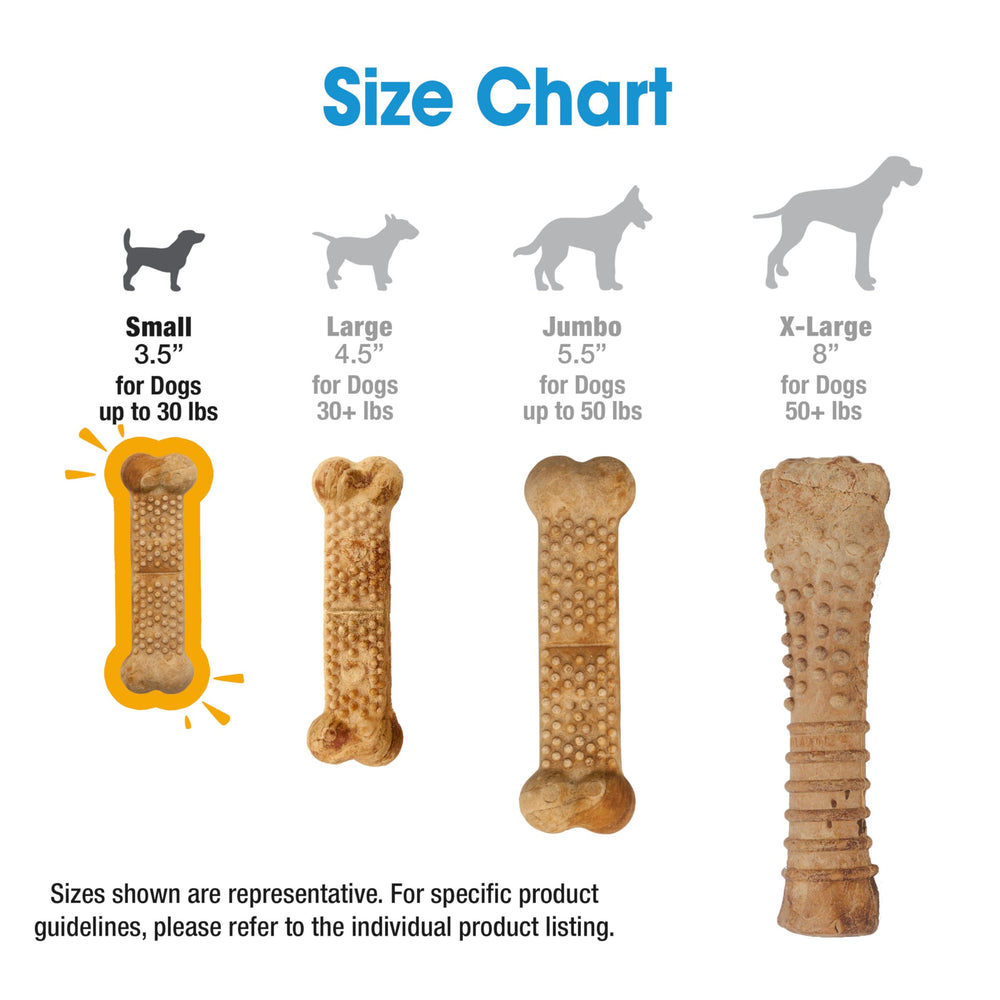 Nylabone Nubz acción de masticación prolongada para perros pequeños.