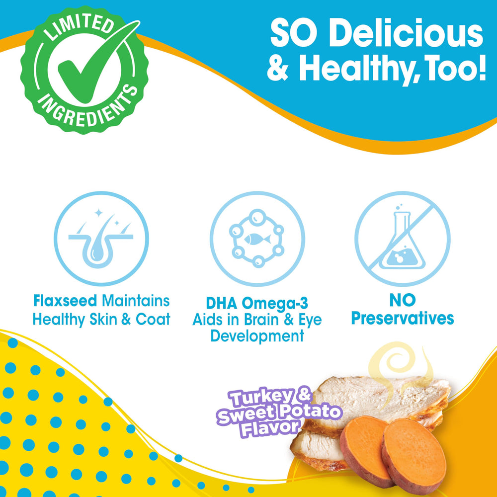 Nylabone Nubz sabor natural pavo y batata, recompensa sabrosa durante el entrenamiento.