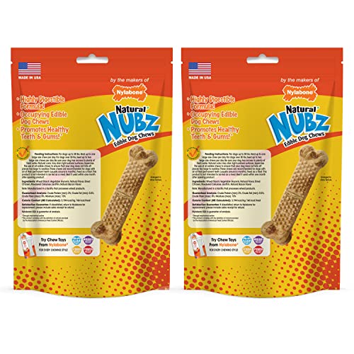 Nylabone Nubz premio diario para entrenamiento y juego.