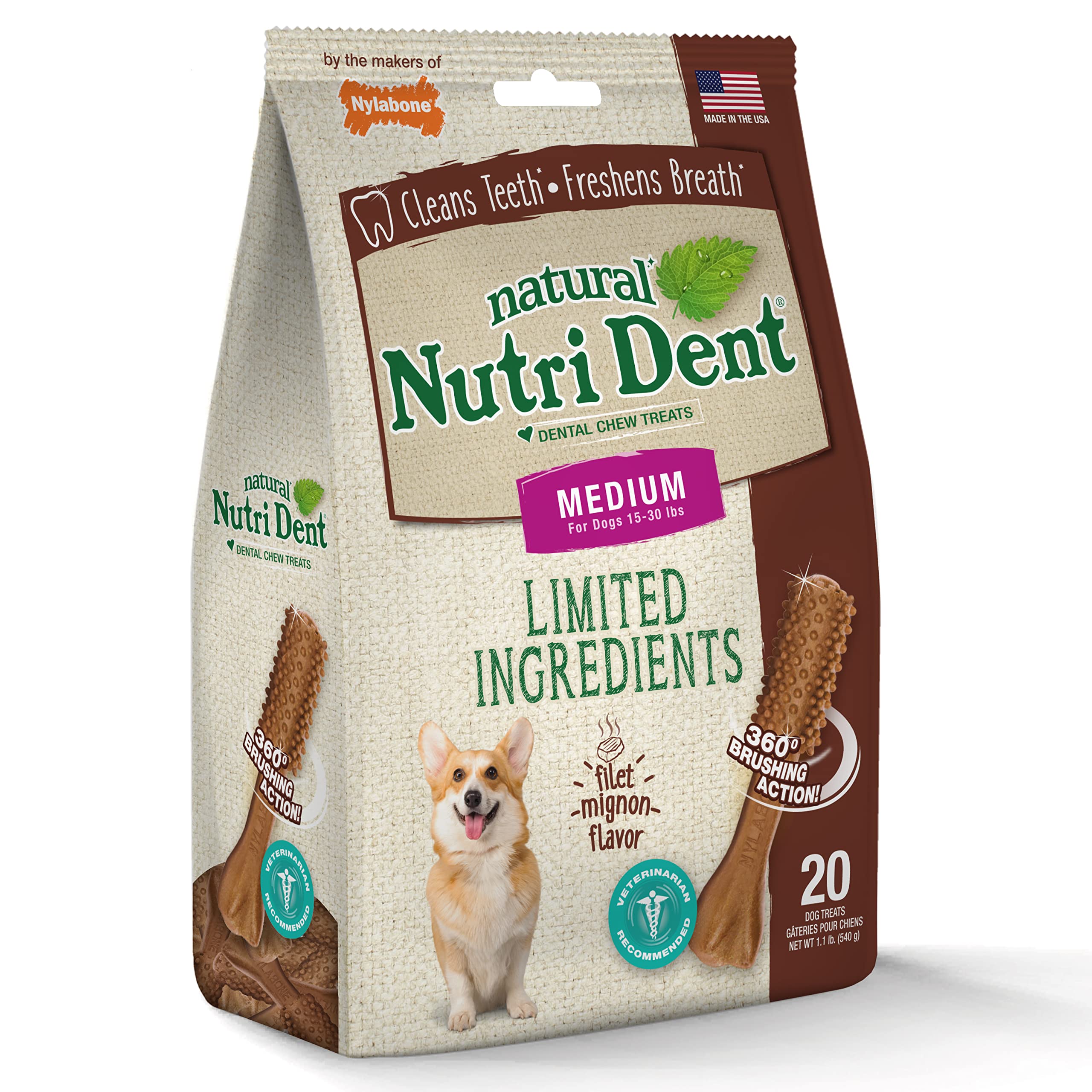 Nylabone Nutri Dent aliento más fresco tras masticar