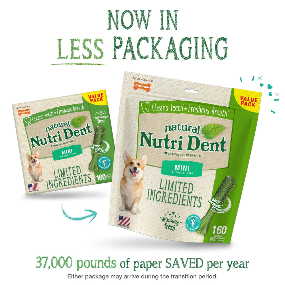 Nutri Dent masticables 360 grados, limpieza dental efectiva