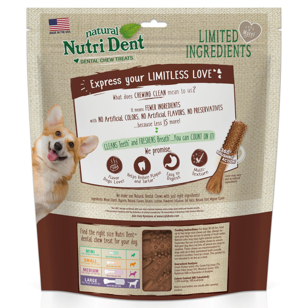 Nylabone Nutri Dent, para perros de hasta 50 libras