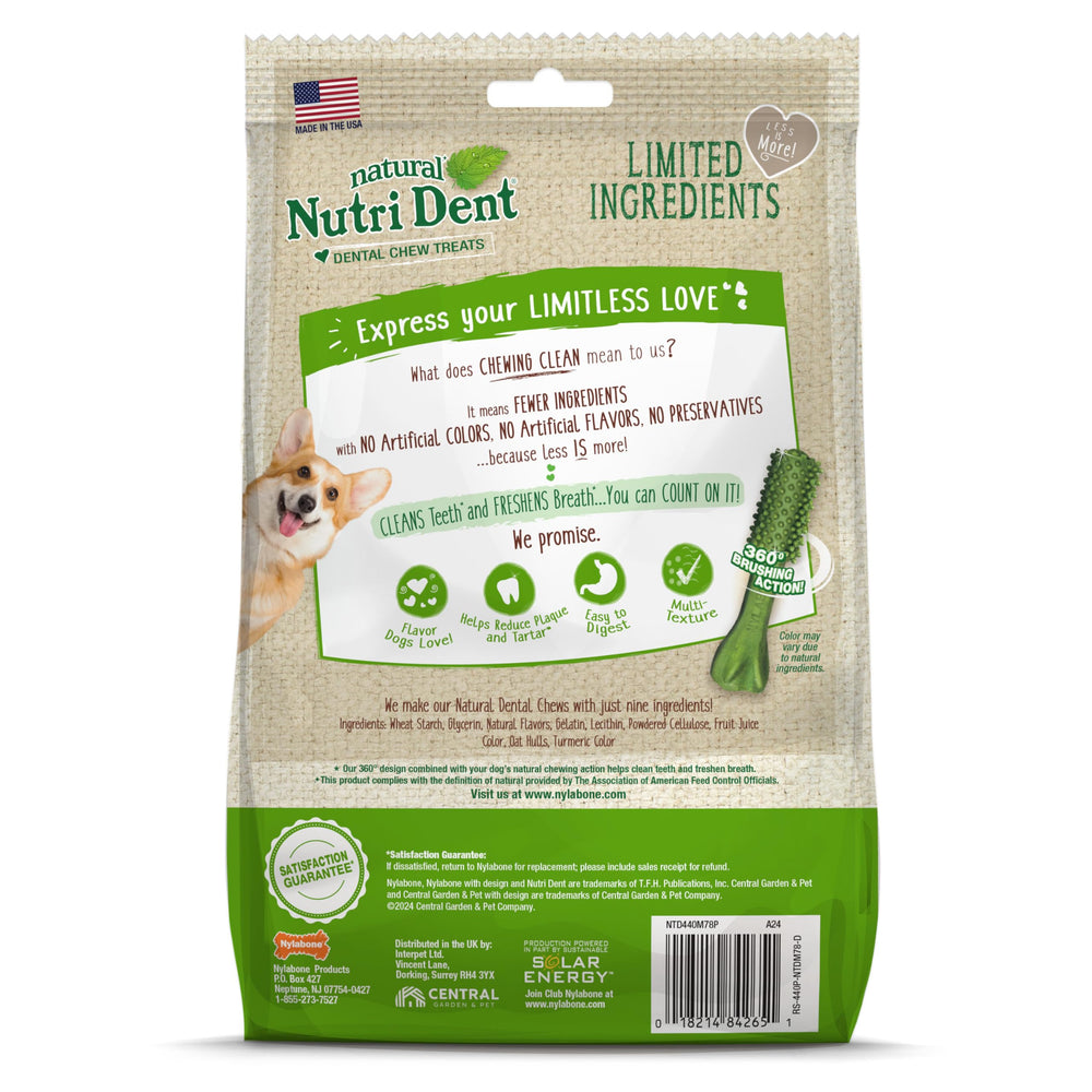 Nylabone Nutri Dent, tamaño extra pequeño para razas mini