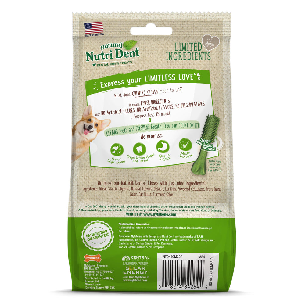 Nutri Dent, recomendado por veterinarios para cuidado dental.