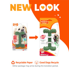Nylabone Nylon duradero ofrece entretenimiento prolongado para mordidas intensas.