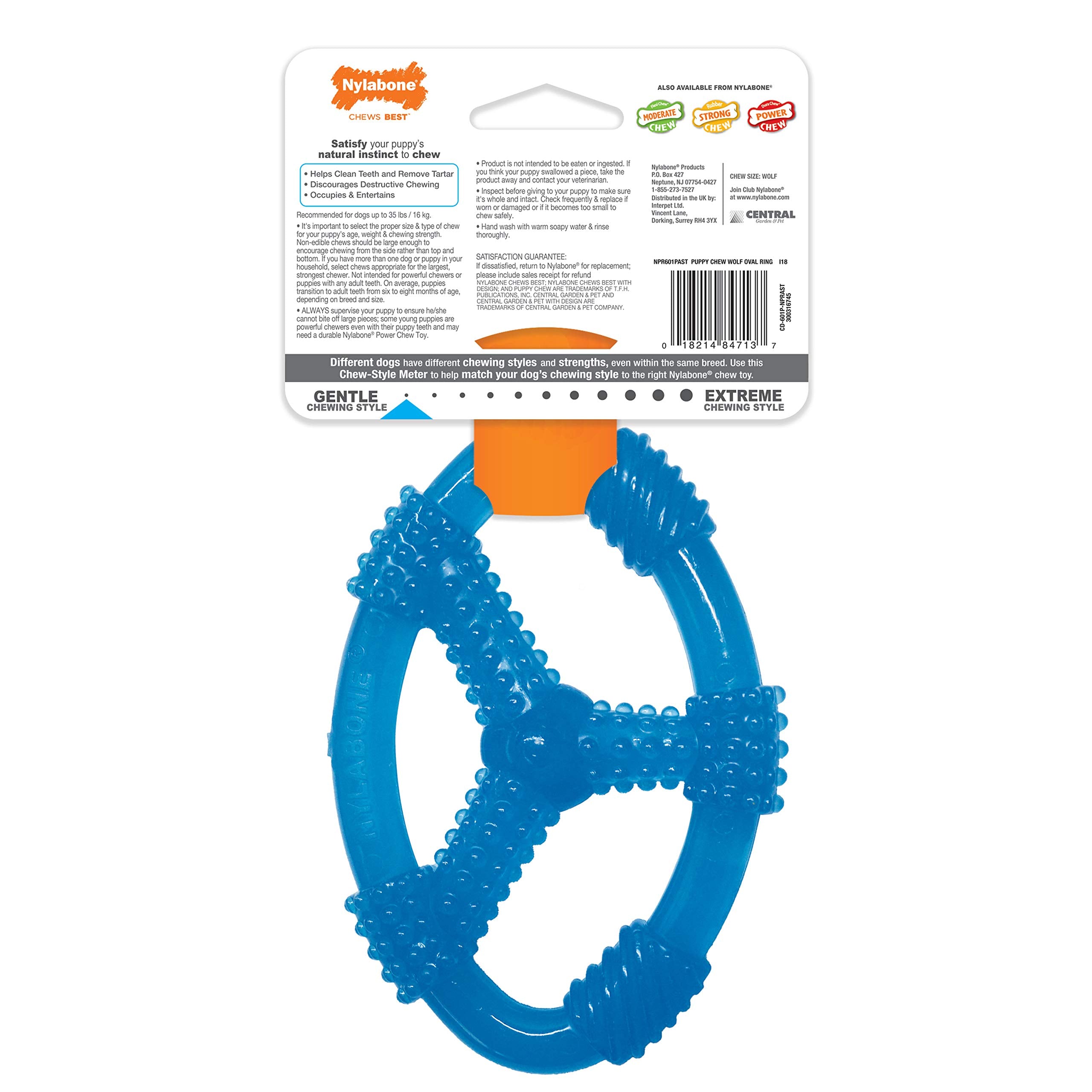 Nylabone Spin Tug Play: opción interactiva para actividad física canina.