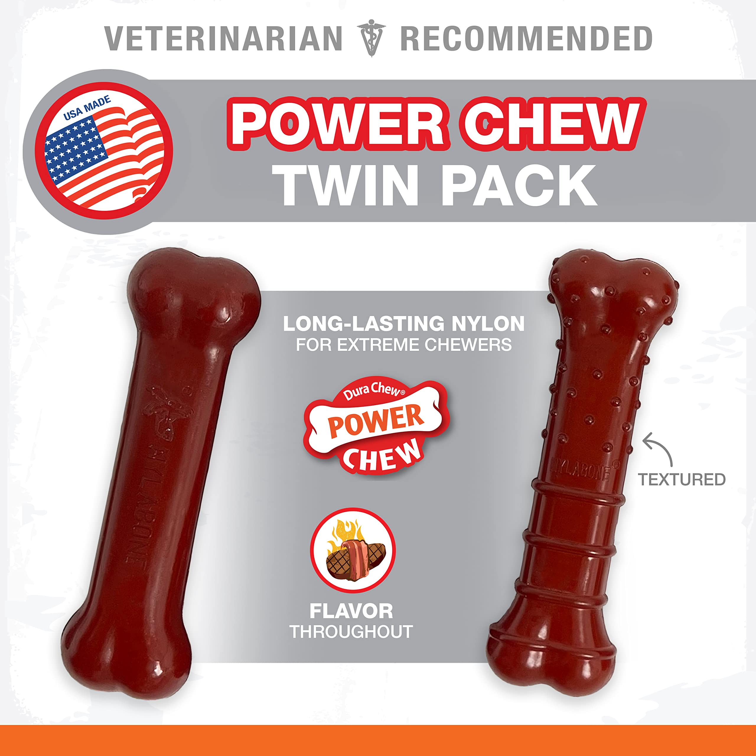 Power Chew extremo masticación para perros agresivos, material resistente.