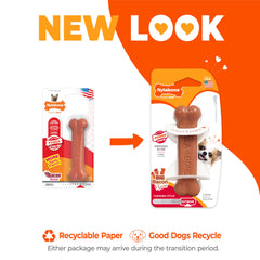 Hueso con sabor bacon de Power Chew para masticar y disfrutar.