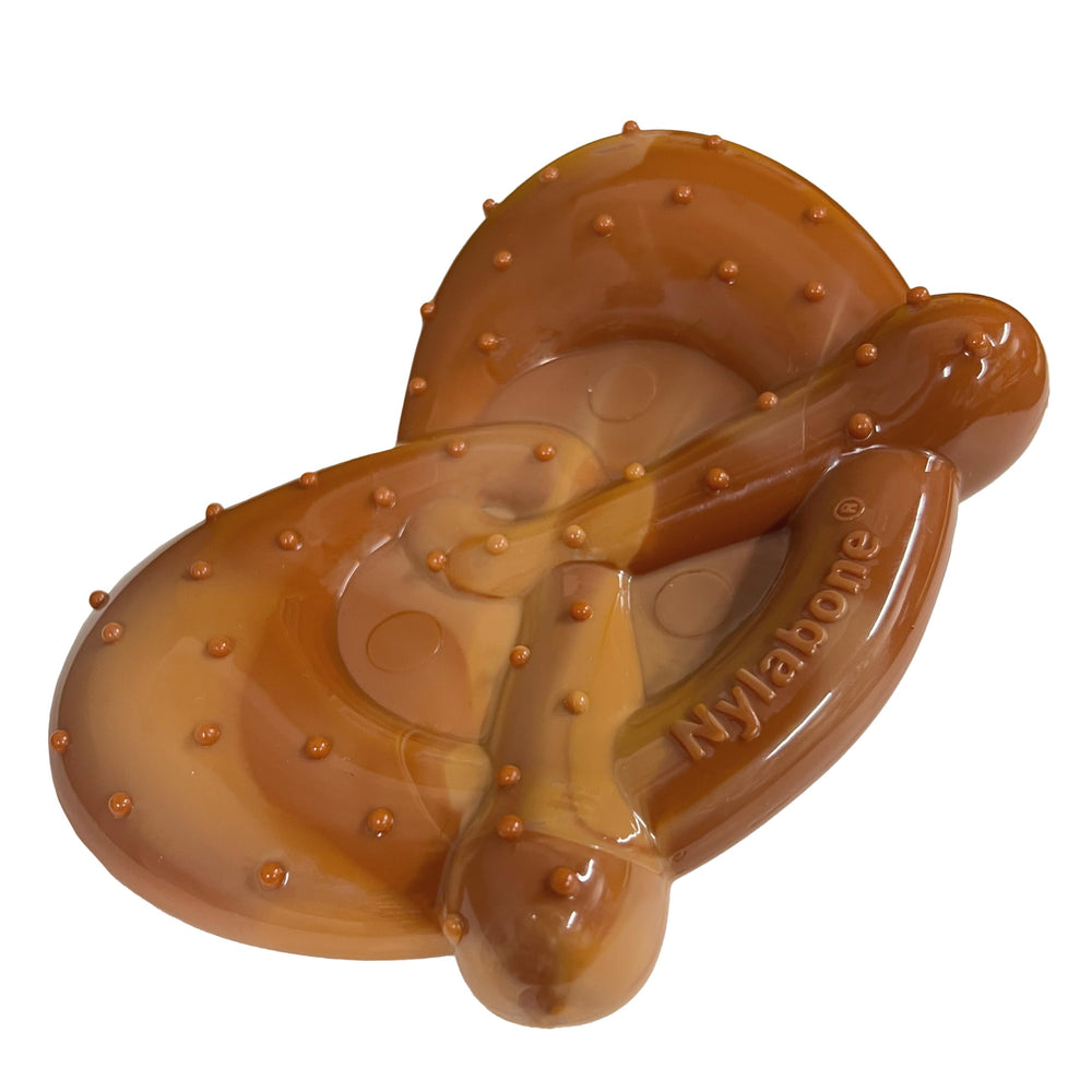 Nylabone Pretzel Power Chew: forma pretzel para masticación divertida en perros pequeños