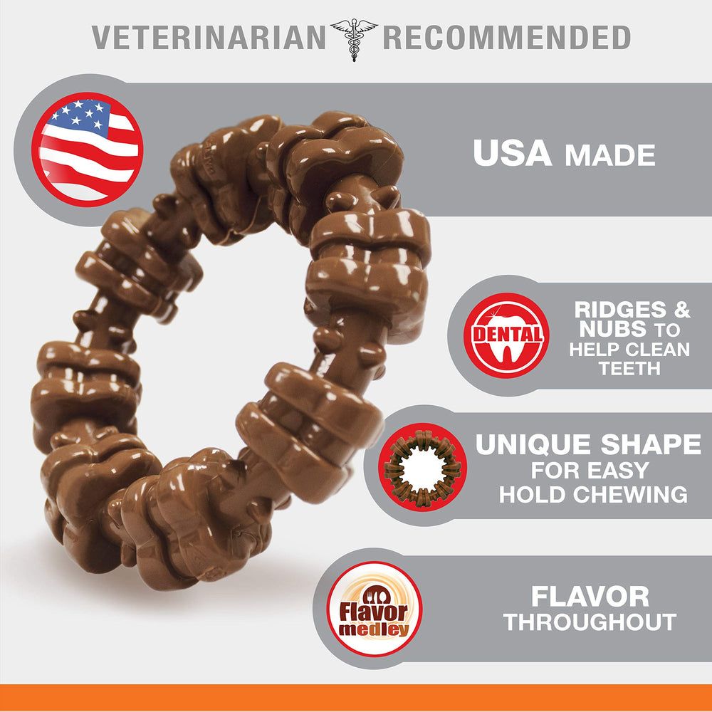 Nylabone Redirección de hábitos destructivos con masticación adecuada.