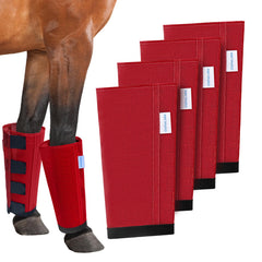 OAHELAKE botas antipicaduras de malla para caballo, protección contra moscas.
