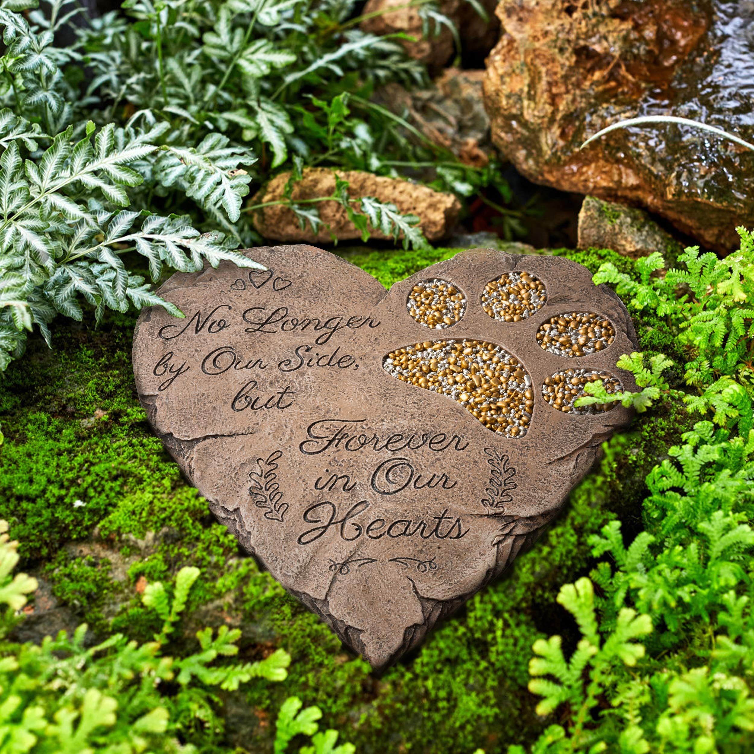 OBSI piedra jardín lápida perro, opción decorativa o memorial