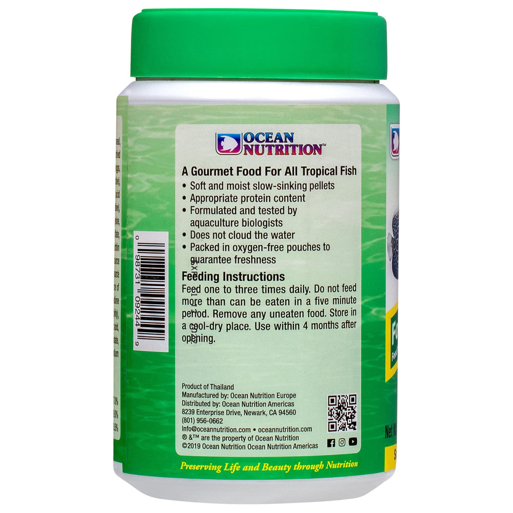 Ocean Nutrition Formula Two Pellets, digestión fácil gracias a pellets suaves y húmedos.