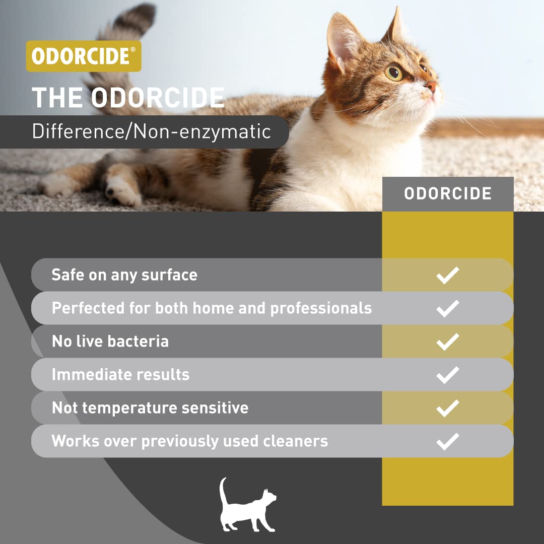 Odorcide Cat Attack Concentrate: resultado de olor reducido y ambiente más fresco