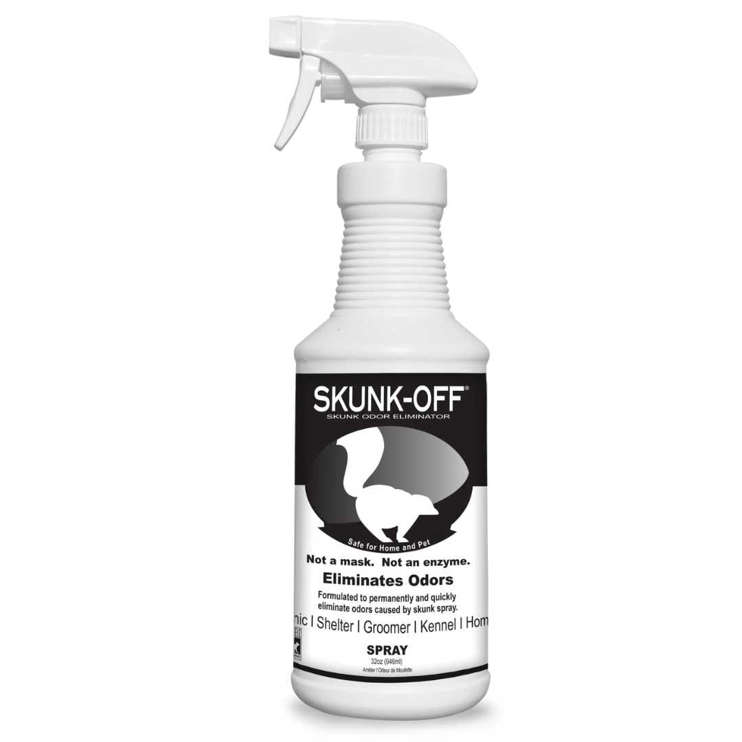 Odorcide Skunk Off: botella 32 oz para eliminar olores de zorrino