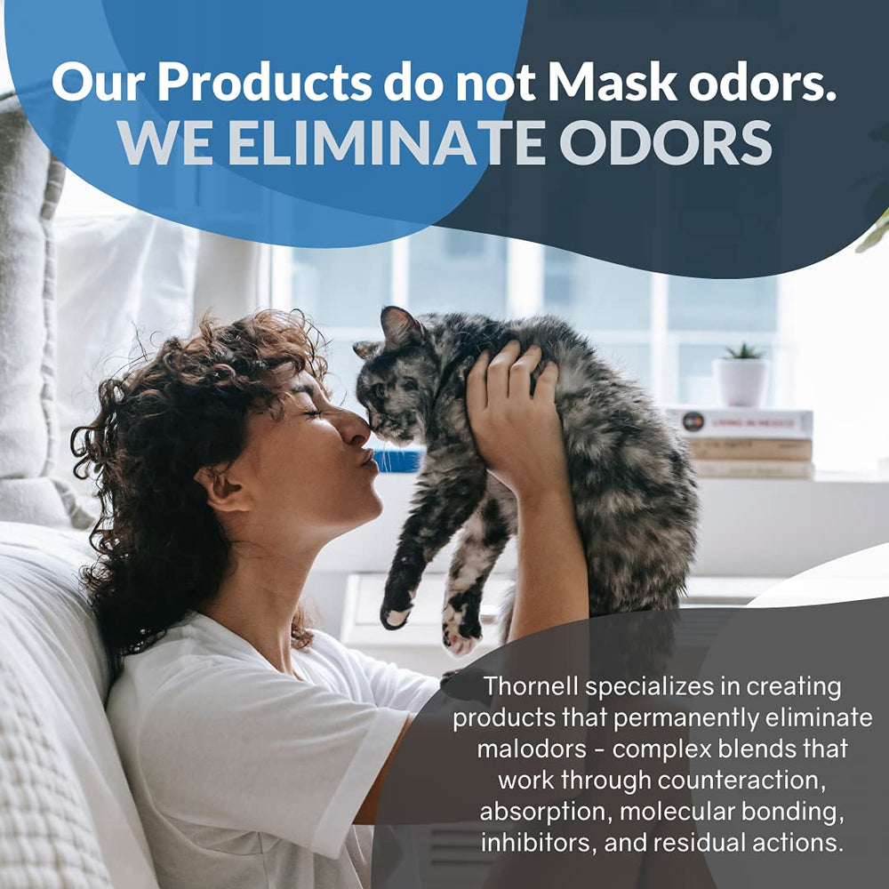 Odorcide Thornell Cat Odor-Off: uso seguro en superficies con olor a gato