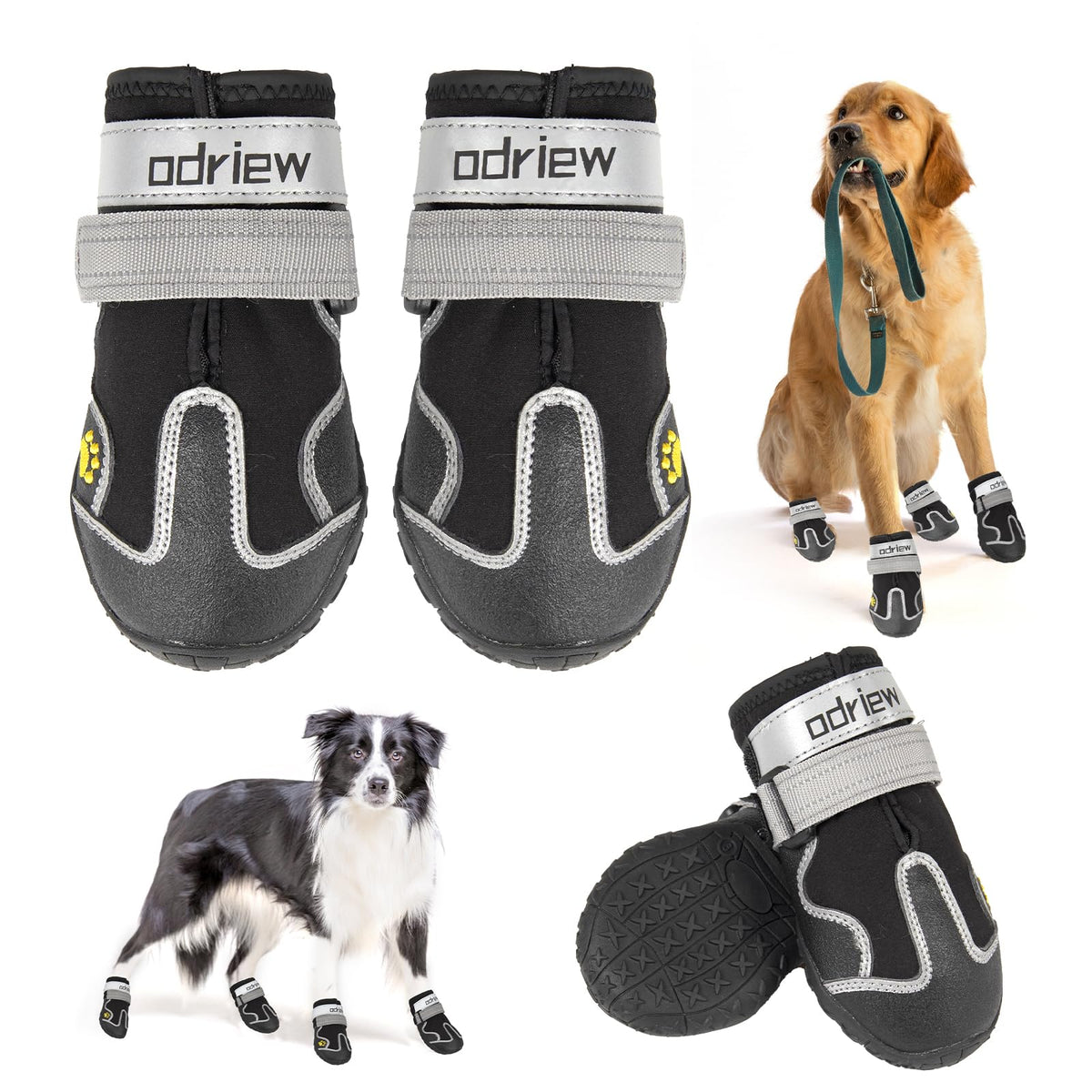ODRIEW zapatillas para perros talla grande protegiendo la pata con comodidad