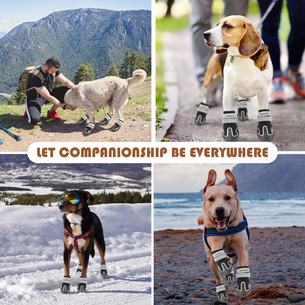 ODRIEW zapatillas para perros talla grande uso interior y exterior para hogares y senderos