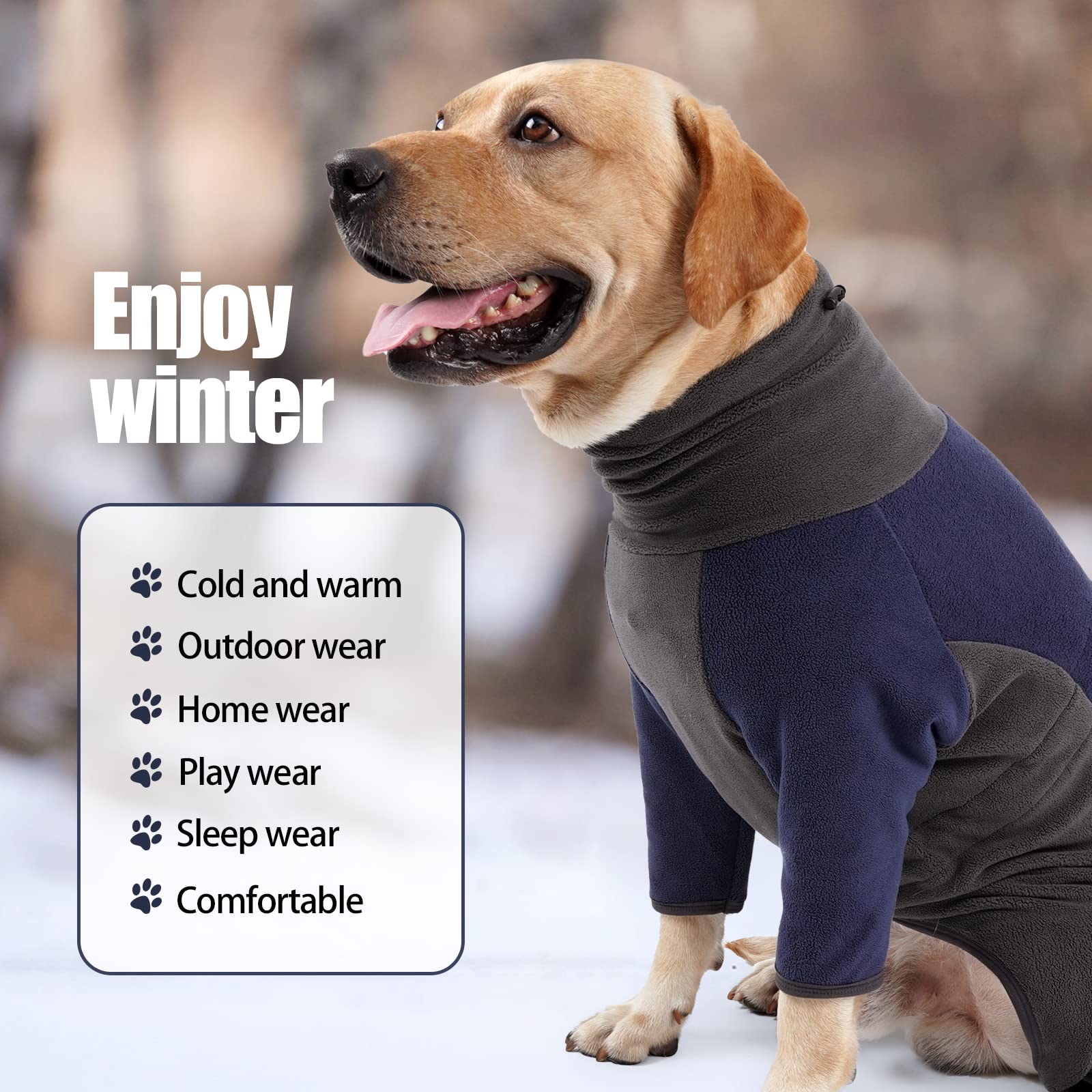 ODSSTAIPS calidez para perros: ideal para días fríos al salir.