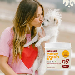 OH NORMAN! Merienda para perros que apoya la salud oral.