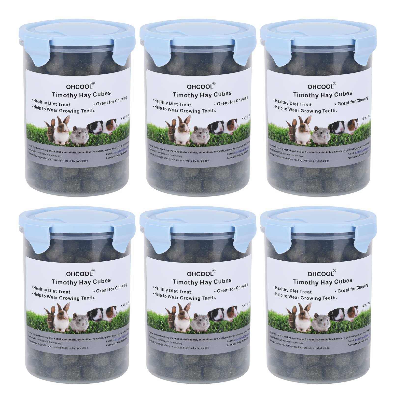 Textura fina de los cubos Ohcool ideal para masticación diaria