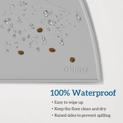 OHMO alfombrilla impermeable; fácil de limpiar y apta para lavavajillas.