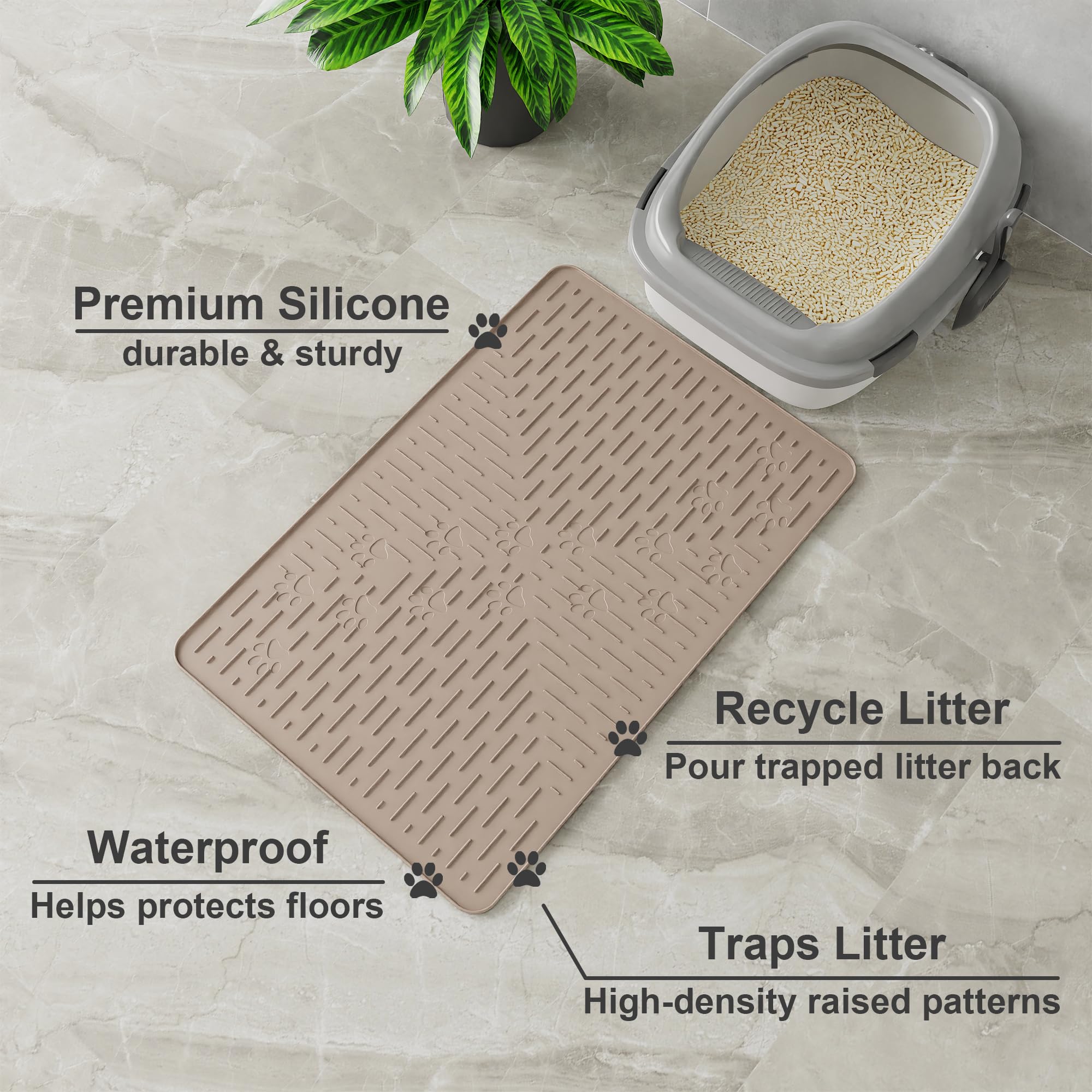 OHMO alfombrilla silicona impermeable suave al tacto facilita limpieza
