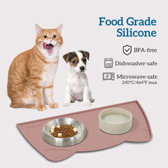 OHMO alfombrilla con borde elevado para evitar derrames y salpicaduras.