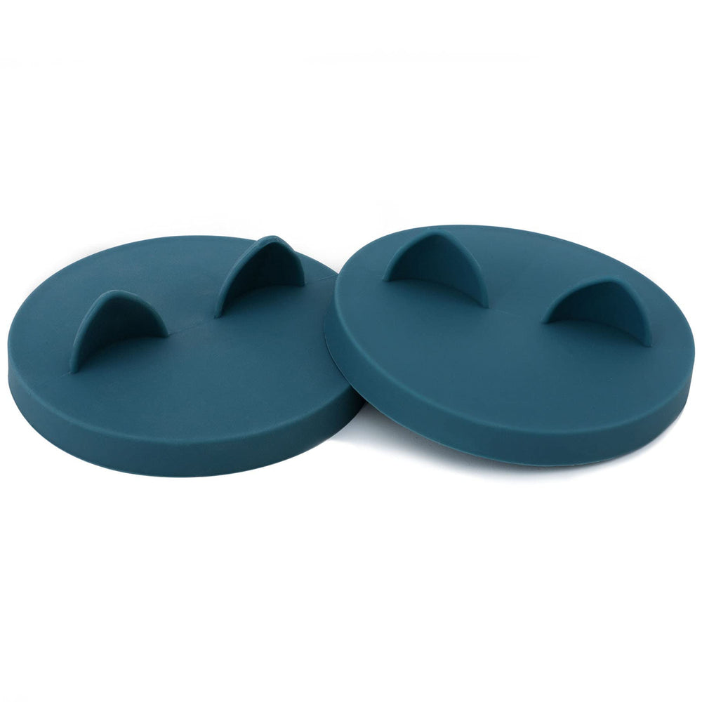 OHMO diseño azul oscuro para tapas de latas de mascotas